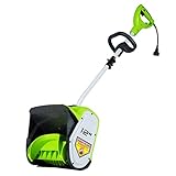 Greenworks 2600802 8 Amp 12-Inch Corded Snow Shovel