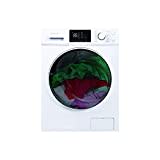 Danby, DWM120WDB-6, 2.7 Cu. Ft. All-In-One Ventless 14 Cycle Washer and 2 Cycle Dryer, LED Display, Stainless Steel Drum, Apartment Sized, White.