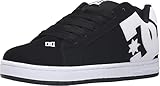 DC Men's Court Graffik Sq Skate Shoe, Black, 12