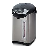 Tiger PDU-A50U-K Electric Water Boiler and Warmer, Stainless Black, 5.0-Liter