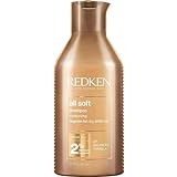 Redken Shampoo, All Soft Shampoo For Dry/Brittle Hair, Shampoo Provides Intense Softness and Shine, Nourishing Shampoo, For All Hair Types, With Argan Oil, 300 ML