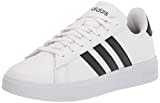 adidas Womens GRAND COURT 2.0 White/Black/Black 8