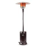 Amazon Basics Commercial Outdoor Patio Heater, Havana Bronze