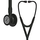 3M Littmann Cardiology IV Diagnostic Stethoscope, 6163, More Than 2X as Loud*, Weighs Less**, Stainless Steel Black-Finish Chestpiece, 69 cm (27") Black Tube, Stem, and Headset