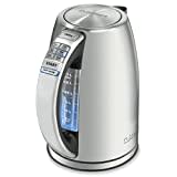 Cuisinart Electric Kettle 1.7L, Temperature Control, Stay-Cool Handles, Stainless Steel (CPK-17C)