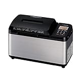 ZOJI BB-PDC20BA Home Bakery Virtuoso Plus Breadmaker, 2 lb. loaf of bread, Stainless Steel / Black