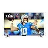 TCL 55-Inch Class S4 4K LED Smart TV with Fire TV (55S450F-CA, 2023 Model), Dolby Vision HDR, Dolby Atmos, Alexa Built-in, Apple Airplay Compatibility, Streaming UHD Television, Black