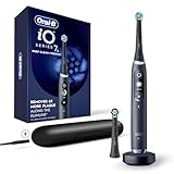 Oral-B iO Series 7L Electric Toothbrush | Black | Amazon Exclusive | iO7 Rechargeable Power Toothbrush with 2 Brush Heads, Pressure Sensor, and Charging Travel Case