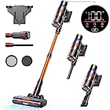 HONITURE 38Kpa Cordless Vacuum Cleaners Handheld Removable Battery 450W 55  Mins Wireless smart Home Appliance Touch Screen