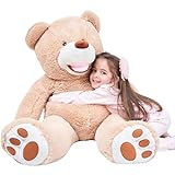 IKASA Giant Teddy Bear Plush Toy Stuffed Animals (Brown, 39 inches)