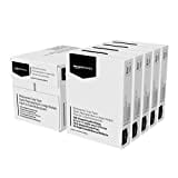 Amazon Basics Multipurpose Copy Printer Paper, 8.5" x 11", 20 lb, 5 Reams, 2500 Sheets, 92 Bright, White