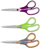 Amazon Basics Multipurpose Office Scissors - 3-Pack