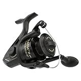 PENN Wrath II Saltwater Spinning Fishing Reel, Size 5000, Right/Left Handle Position, Corrosion-Resistant Graphite Body, Machined Anodized Aluminum Spool