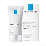 La Roche-Posay FACE MOISTURIZER, Effaclar Mat Mattifying Balancing Zinc for Oily or Acne prone Skin with Glycerin, Salicylic Acid. Anti Shine, Anti-Enlarged pores. Paraben-Free, Travel Size, 40ml