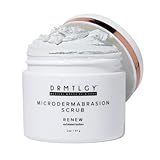 DRMTLGY Microdermabrasion Facial Scrub and Face Exfoliator. Natural Non-Abrasive Face Exfoliator