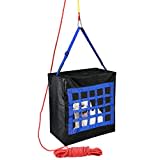 ISOP Fire Evacuation Device for Pets up to 50 kg - 15m Rope Included - Fire Escape Bag for Cats and Dogs - Rescue Survival Equipment in case of Emergency - Fire Safety for Pets