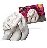 Edinburgh Family Hand Casting Kit for 4 - Premium DIY Hand Hold Statue Kit for Mothers Day, Valentines, Family or Pregnancy Gift, Baby Shower, or Fun Kids Craft