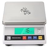 CGOLDENWALL High Precision Scale 10kg 0.1g Digital Accurate Electronic Balance Lab Scale Laboratory Industrial Scale Weighing and Counting Scale Scientific Scale CE 0.1g (10kg, 0.1g)