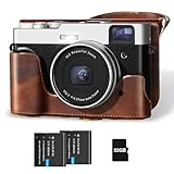 4K Digital Camera with Camera Case, 48MP YouTube Vlogging Camera Photography and Video Camera with Viewfinder Flash, 16X Zoom Autofocus Compact Point and Shoot Camera with 32GB Card & 2 Batteries