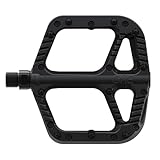 OneUp Components Composite Pedals, Black – Lightweight, Durable Flat Bike Pedals for Mountain Bikes (MTB)