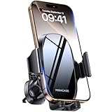 Miracase Phone Holder for Car Air Vent【Stability via Clip & Metal Hook】 Car Phone Holder Mount, 360°Cell Phone Holder Car Mount Fits iPhone 16 15 Pro Max 14 Samsung and All Phones