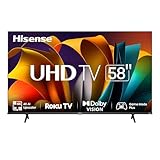 Hisense 58R63N-58 inch 4K UHD HDR LED Roku Smart TV-2024