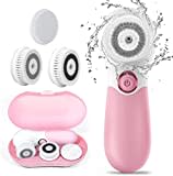 Face Brush Electric Face Cleansing Brush Skin Cleansing Face Scrubber with 3 Brush Heads TOUCHBeauty Spin Brush for Deep Cleansing Exfoliation, Facial Cleanser Brush for Massaging