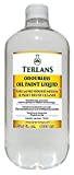 TERLANS Oil Paint Thinner 1000 ml (33.8 Fl. Oz.) Completely Odorless Liquid/Art Paint Brush Cleaner/Degreaser/Turpentine Substitute