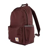 Carhartt Unisex 21L Laptop Backpack Durable Water-Resistant Pack with Laptop Sleeve, Classic Backpack (Port), PFAS Free