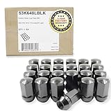 Wheel Accessories Parts 24 Pcs 14mm 1.50 14x1.50 Thread GM 9596070 | 611-236 1.77" Long OEM Style Lug Nuts Black 7/8" Hex Fits 2008+ Chevy Silverado GMC Sierra 1500