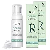 Rael Foaming Feminine Cleansing Wash - Intimate Wash, pH-Balanced, Sensitive Skin, Unscented, Daily Cleansing Wash (5oz, 2 Pack)