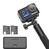 DJI Osmo Action 5 Pro Adventure Combo, Action Camera 4K with 1/1.3" Sensor, 12h Extended Battery Life with 3 Batteries, Stabilization, Dual OLED Touchscreens, Mini Action Camera for Travel, Vlog