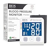 BIOS Diagnostics Blood Pressure Monitor, #1 Canadian Blood Pressure Manufacturer*, 2 Users 90 Memory, Detects Irregular Heartbeat, Jumbo Backlit LCD display, Easy to Read, BIOS Averaging Mode