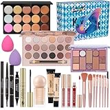 Makeup Kit for Women Full Kit Makeup Kits for Teens Teenager Makeup Gift Set for Women Eyeshadow Palette Foundation Lip Gloss Concealer Make up Kit