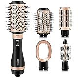 Hair dryer Brush Hot-Air Blow - Set for One Step Fast Curling Drying Straighting Volumizing and Styling Hairs