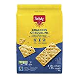 Schar Gluten-Free Crackers - Non GMO, Lactose Free, Preservative Free, Gluten-Free Saltine Crackers, 6 Individually Wrapped Packs, 210g