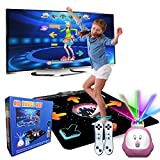 YRPRSODF Dance Mat for Kids and Adults, Musical Electronic Dance Step Pad with 100+ Games, 200+Songs, HD Camera, HDMI, 2 Motion Sensor Controllers, MTV & Cartoon Modes, Toy Gift for Girls& Boys age 3+