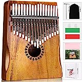 Newlam Kalimba Thumb Piano 17 Keys, Portable Mbira Finger Piano Gifts for Kids and Adults Beginners