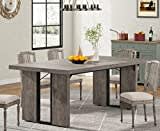 Tribesigns 71" Large Dining Table Furniture for 6 to 8 People, Rustic Farmhouse Style Dinner Table, Rectangular Dining Table for Kitchen, Dining Room & Living Room