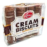 Chocolate Sandwich Cookies, Bulk Snacks 720g, Rich and Creamy Cream Biscuits | Premium Quality Grocery Food | Ideal School Snacks for Kids | Indulge in the Taste of Adoro Groceries