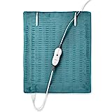 Sunbeam Premium XXL Size Heating Pad with Compact Storage | Electric Heating Pad for Back Pain & Larger Muscle Groups | 4 Heat Settings | 2 Hour Auto Shutoff | Moist Heat Option | 20 x 24 inch