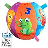 Move2Play, Toddler & Baby Ball with Music and Sound Effects, Baby Toy for 6 to 12 Months, Boy and Girl 1 Year Old Birthday Gift