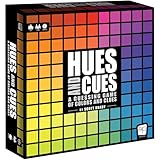 USAOPOLY HUES and CUES Vibrant Color Guessing Game Perfect for Family Game Night Connect Clues and Colors Together 480 Color Squares to Guess from