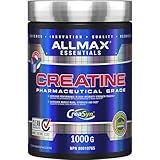 ALLMAX Nutrition - Creatine Powder - 100% Pure Micronized Creatine Monohydrate - Pharmaceutical Grade Creatine, 1000 gram, 1000-Gram