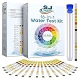 16 in 1 Water Test Kit - High Sensitivity Test Strips detect pH, Hardness, Chlorine, Lead, Iron, Copper, Nitrate, Nitrite|Home Water Purity Test Strips for Aquarium, Pool, Well & Tap Water |100 Strips