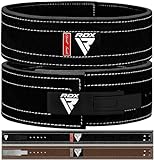 RDX Powerlifting Belt for Weight Lifting - Approved By IPL and USPA Lever Buckle Gym Training Belt 10mm Thick 4 inches Lumbar Back Support - Great for Strongman, Bodybuilding, Deadlifts & Squat