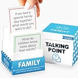 200 Family Conversation Cards - Put Down The Phones & Connect with Family - Get to Know Each Other Better with Meaningful Talk - Let Kids Express Themselves, Great for Dinner Table & Road Trips