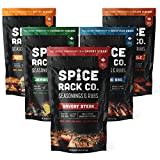 Spice Rack Co. BBQ Rubs And Spices For Smoking - Grill Smoker Rubs Spices and Seasonings Set, Smoker Accessories & BBQ Accessories, Valentines Day Gift For Him, Mens Valentines Gifts For Men (5 Pack)