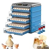 Egg Incubator, 256/500 Egg Incubator, Poultry Hatcher Machine with Automatic Egg Turning, Temperature & Humidity Control and LED Screen, General Purpose Incubator for breeding