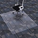 Futurwit Office Chair Mat for Carpet, 45" x 53" Clear Office Home Floor Protector Mat, Transparent Mats for Office, Home and Gaming Floors (Rectangle)